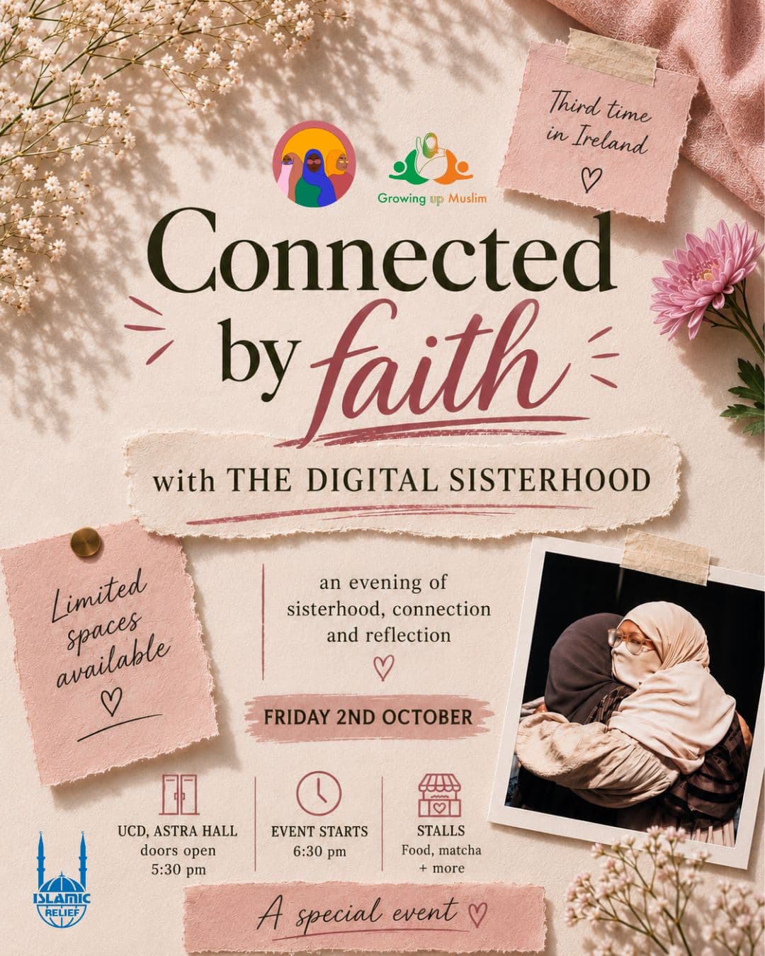 Connected by Faith with The Digital Sisterhood registration announcement